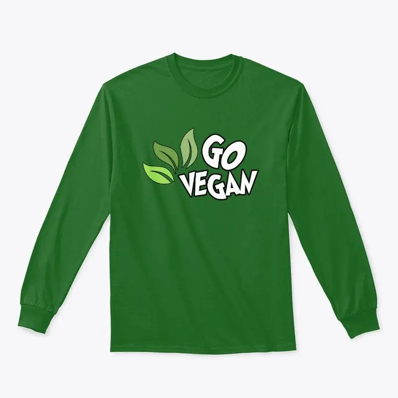 Go Vegan Hand-drawn by Marcus 